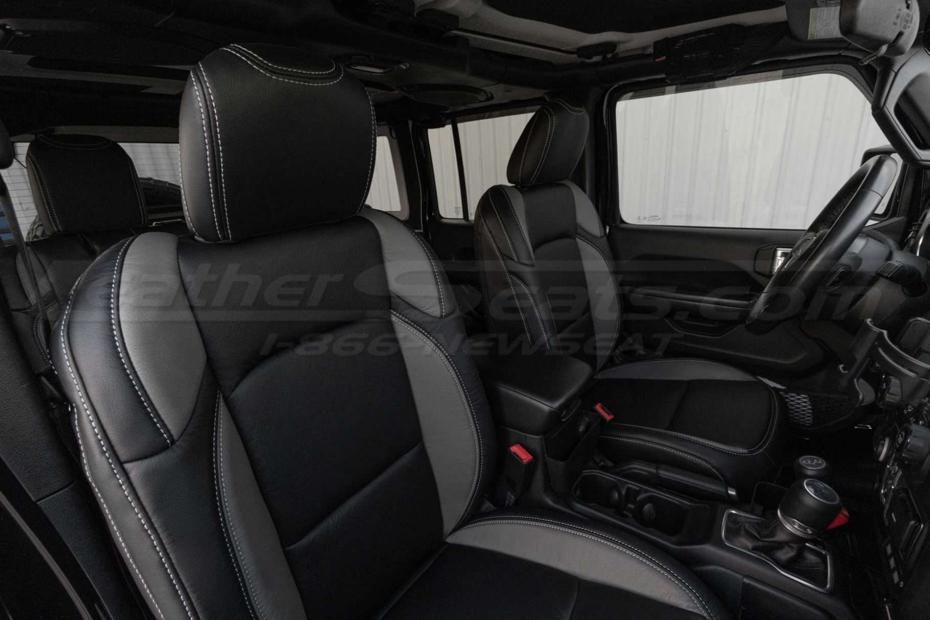 Front backrest up of front driver's seat