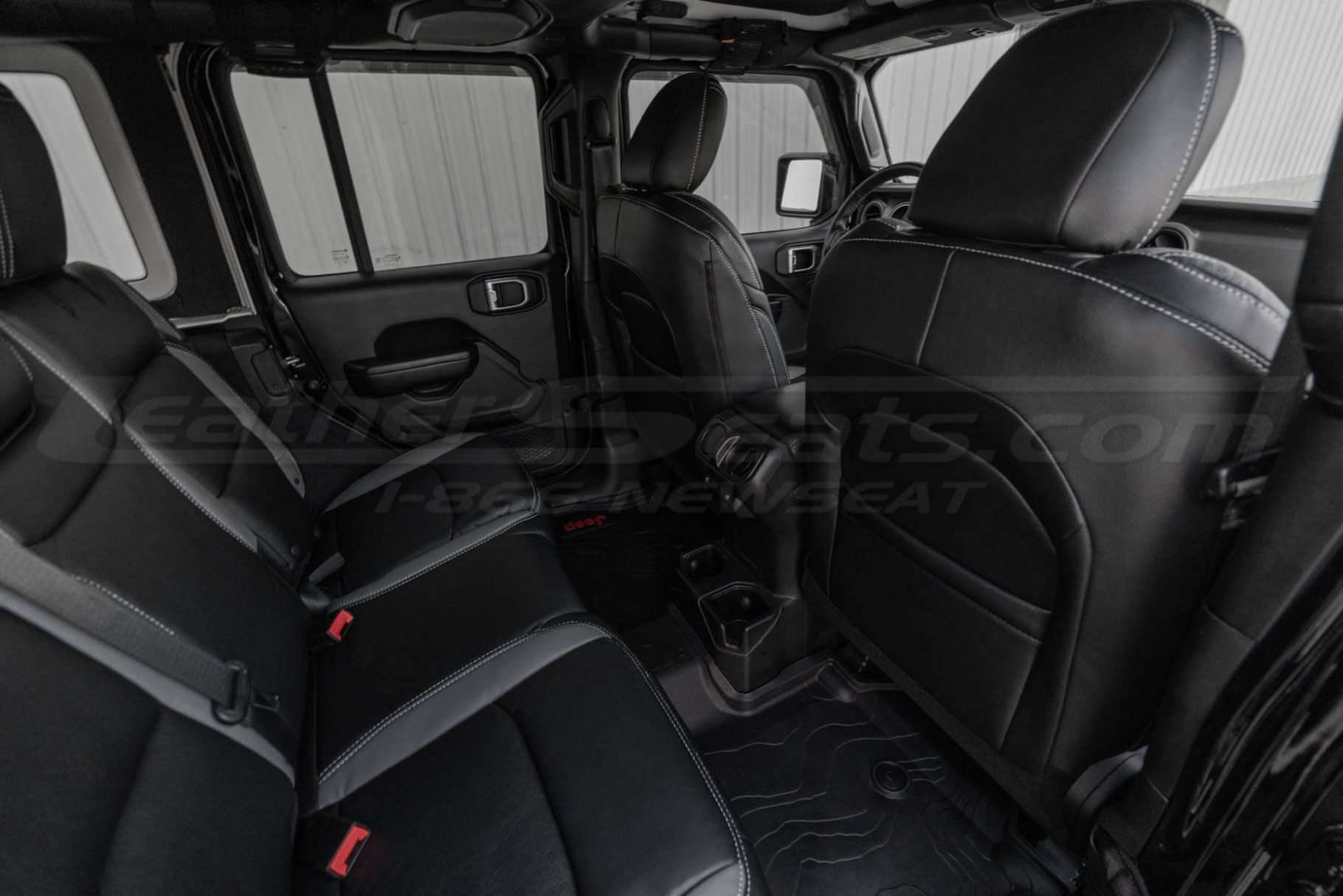 Back view of front seats from passenger side