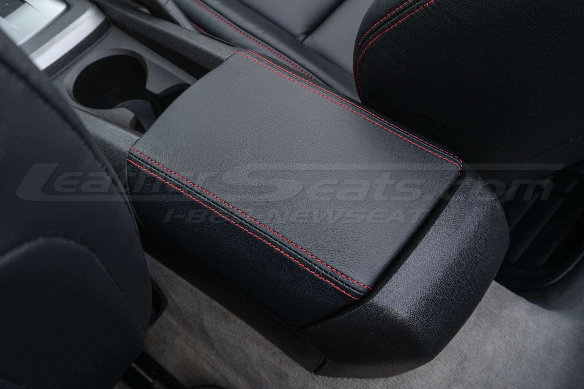 Leather console lid cover for Camaro