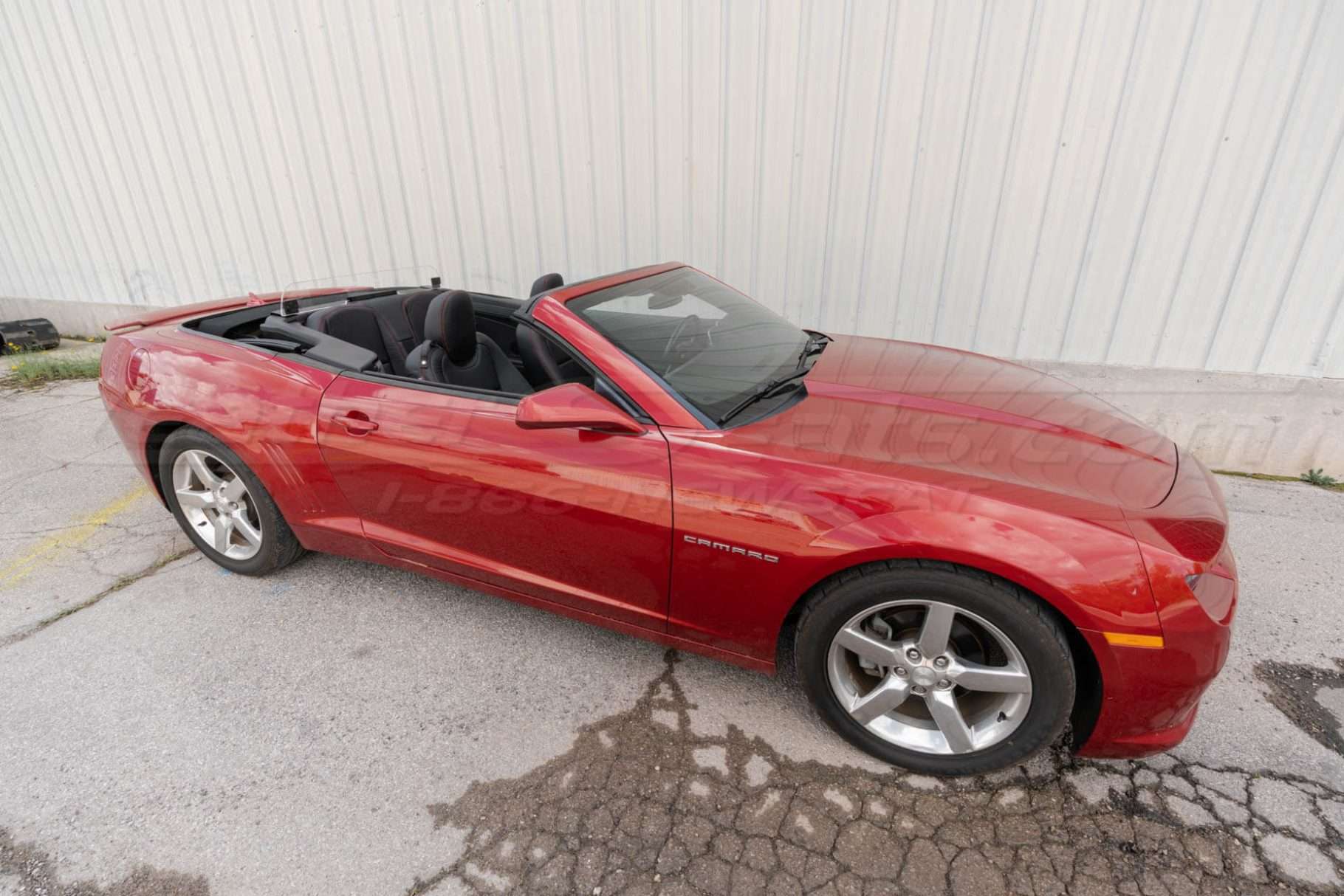 Chevrolet Camaro Convertible with Black Leather Seats