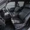 Ford F150 Supercab Installed Quilted Lather Seats - Black - Front drivers seat