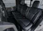 Ford F-150 Installed Quilted Leather Seats - Black - Rear seats from Driver's side