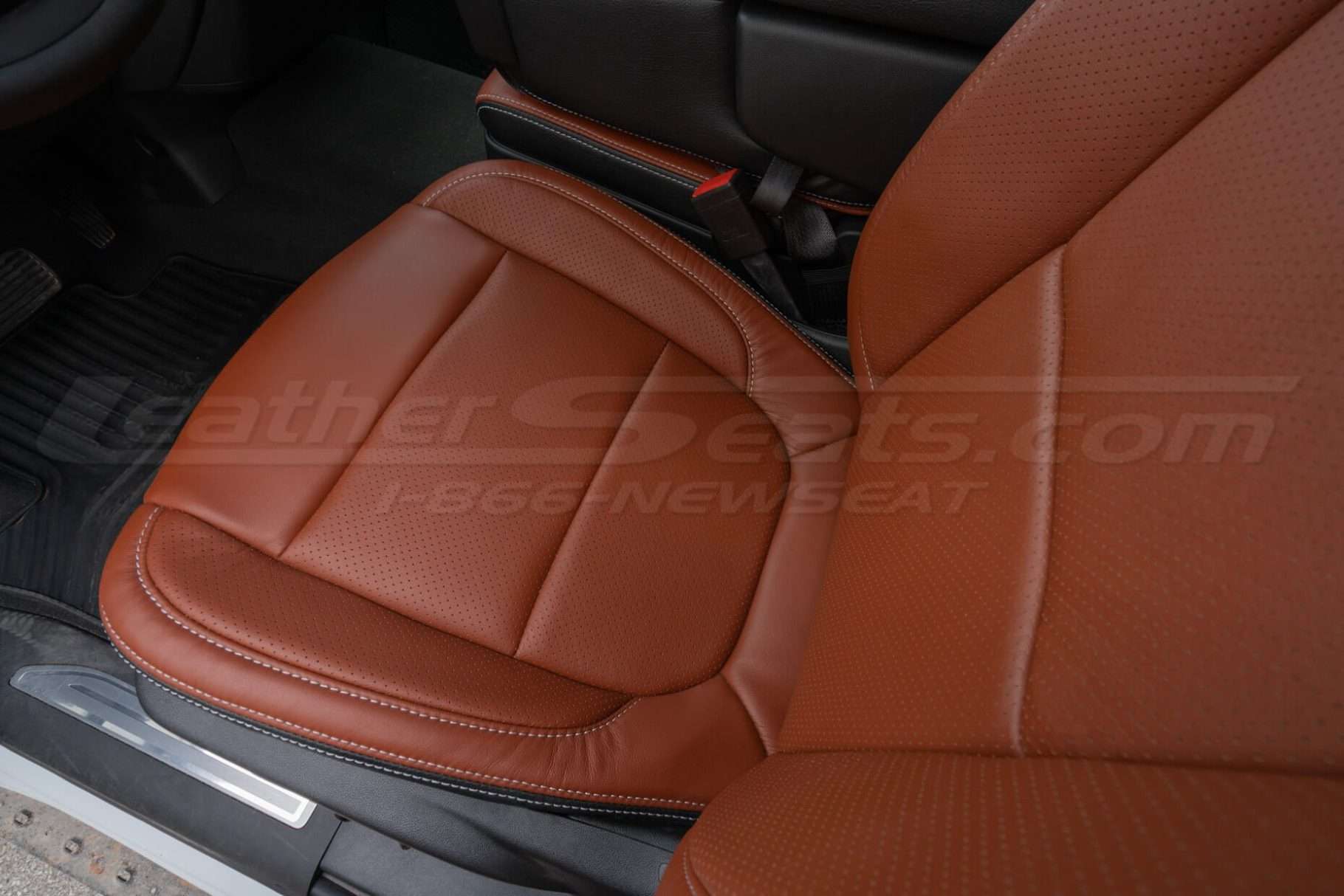 Top down view of frnt driver seat