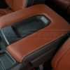 Leather center console cover