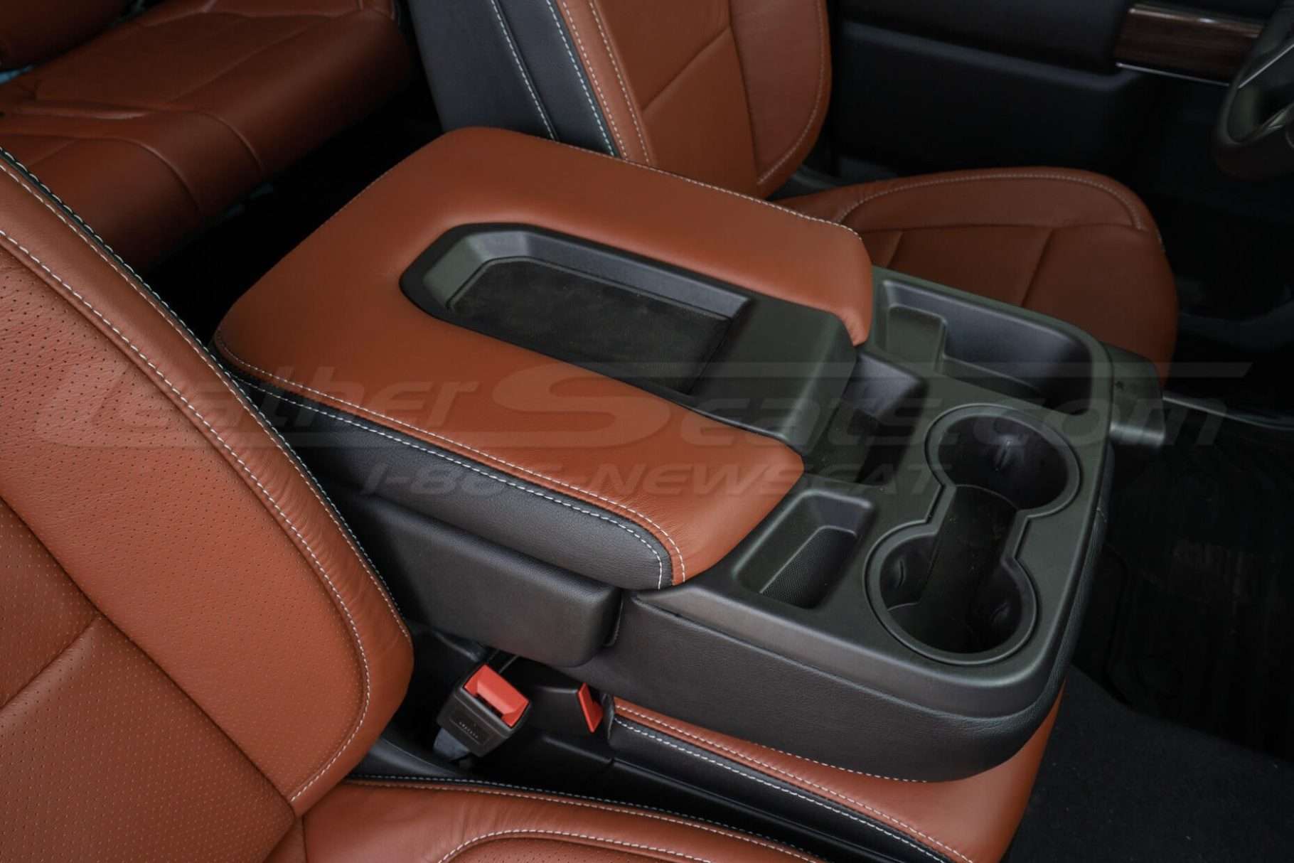Leather console lid cover for Chevrolet Silverado