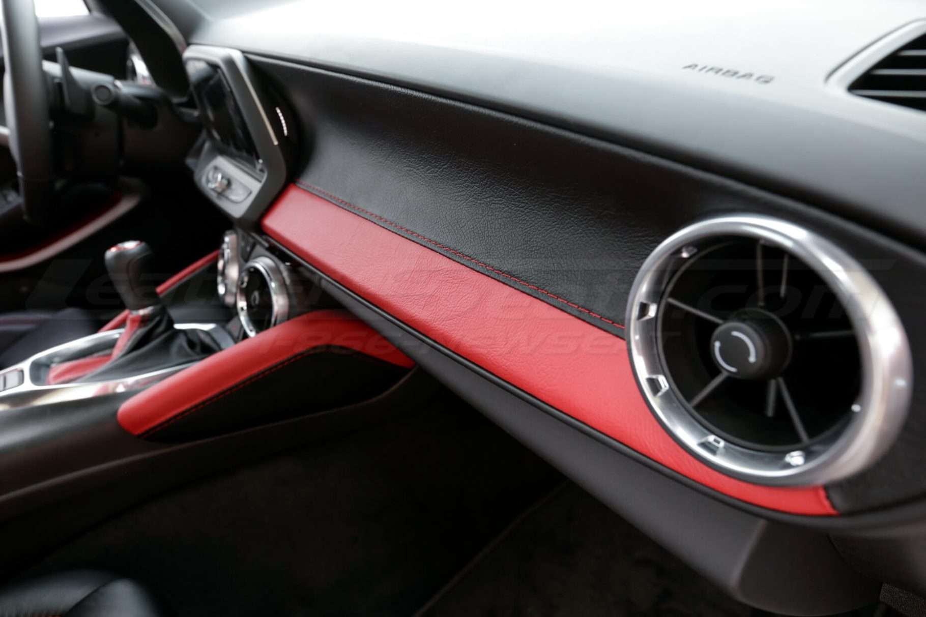 Passenger side dash insert cover