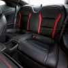 Chevy Camaro Leather Seats - Rear seats from driver's side