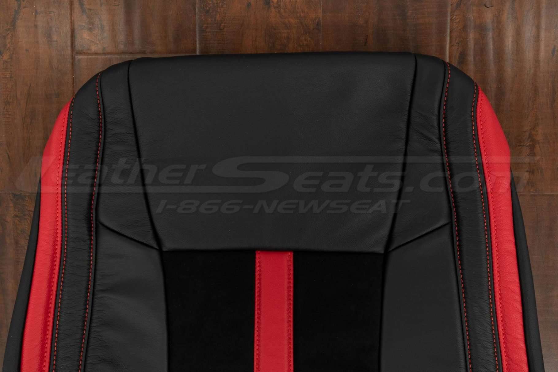 Upper section of front backrest