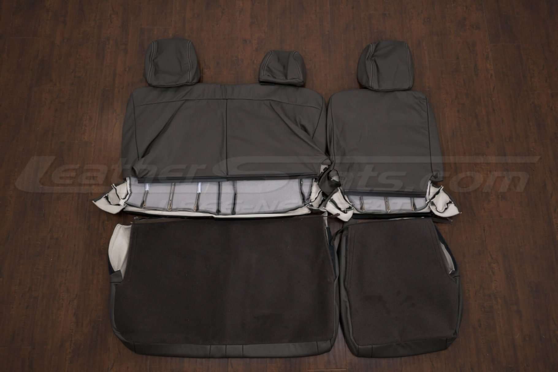 Back view of rear seats