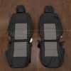 Toyota RAV4 SUV Leather Seat Kit - Black & Grey - Front seat upholstery