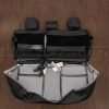 Back view of rear seat upholstery