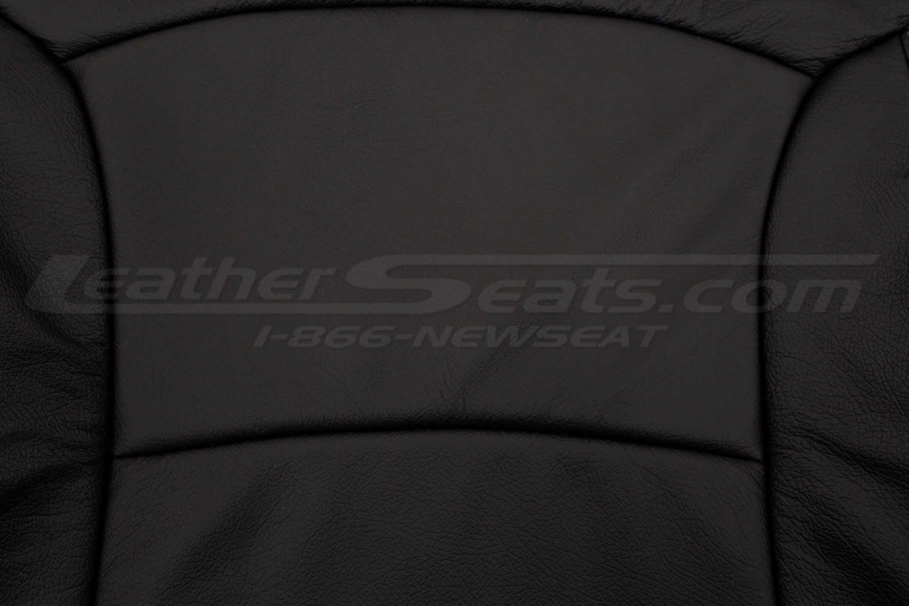 Insert section of backrest upholstery