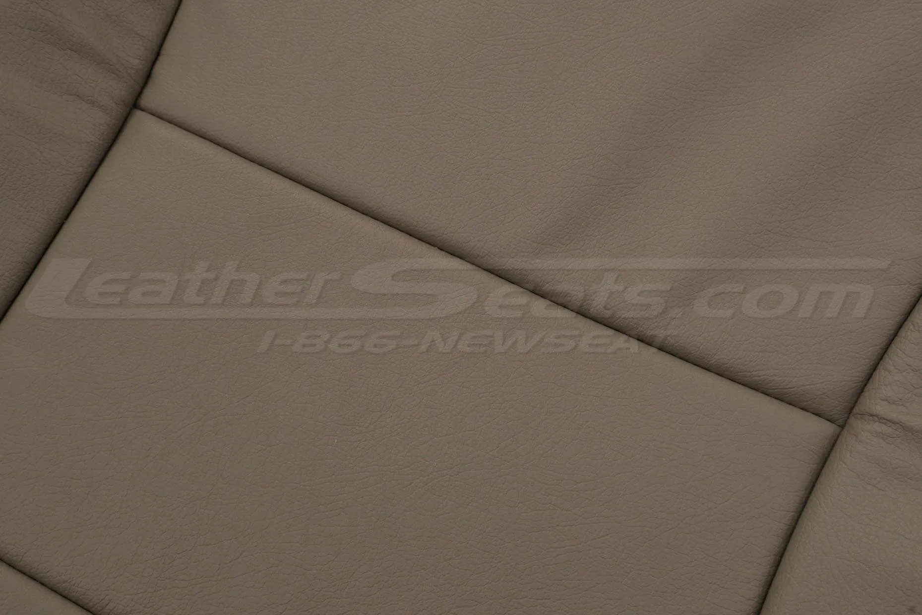 Leaher texture and backrest insert close-up