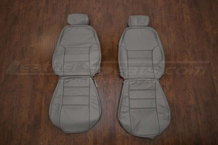 Ford Mustang leather seat Kit - Smoke - Front seat upholstery