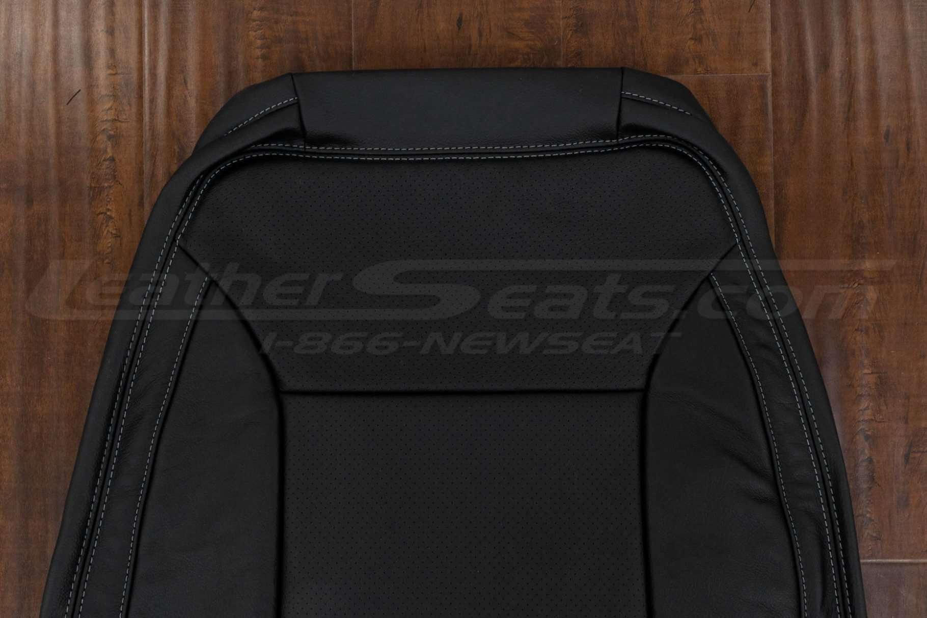 Upper section of front backrest