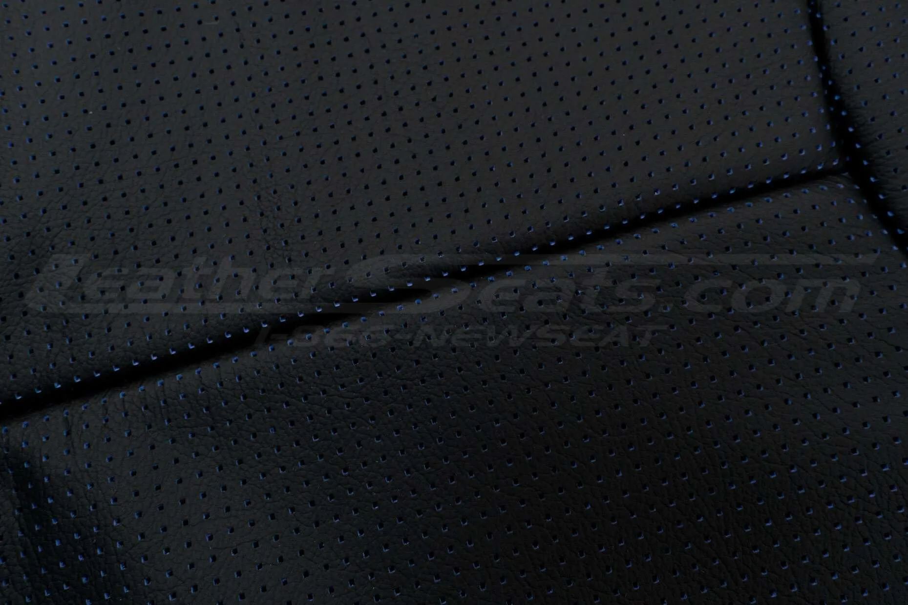 Piazza Blue Perforation close-up
