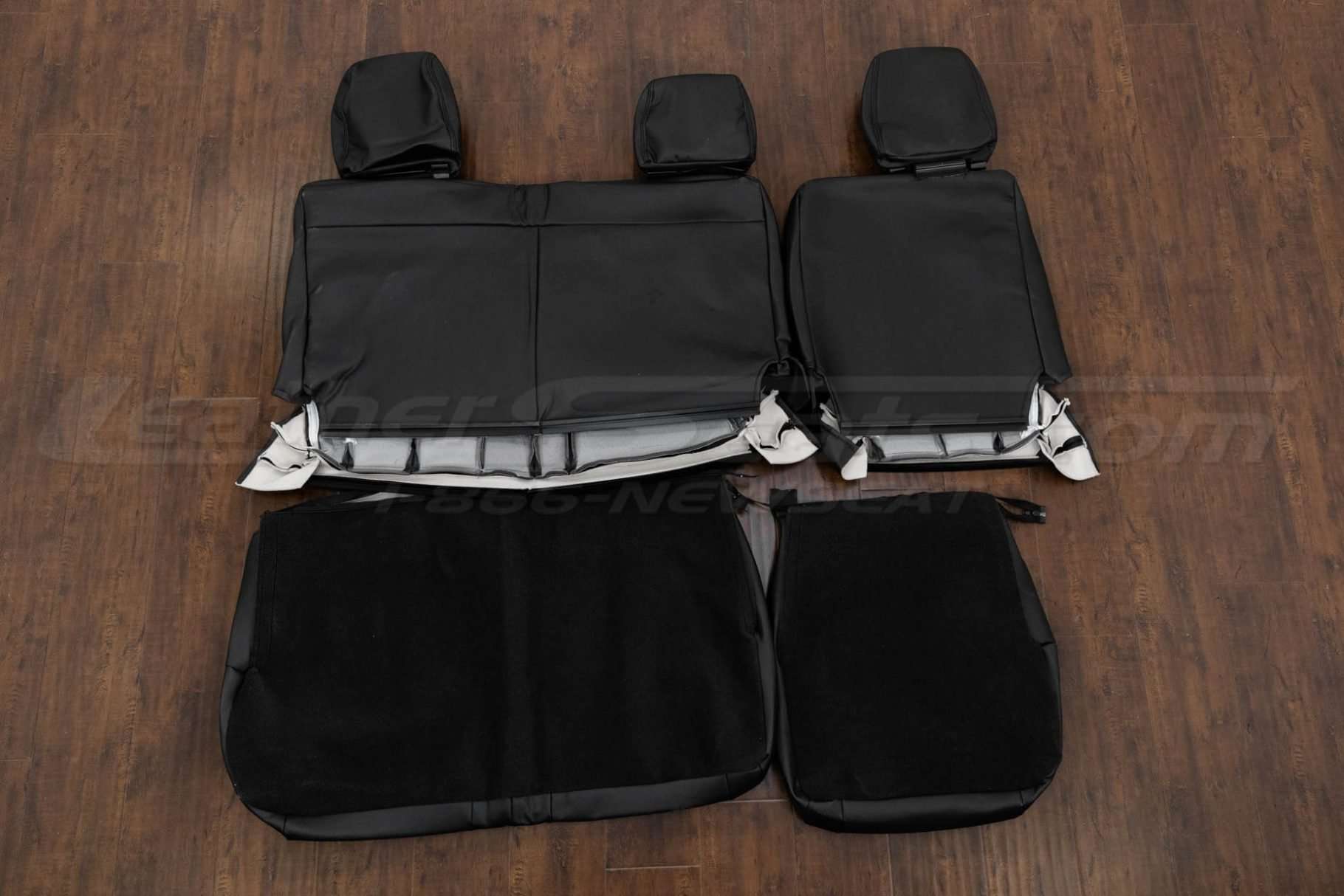 Back view of rear seats