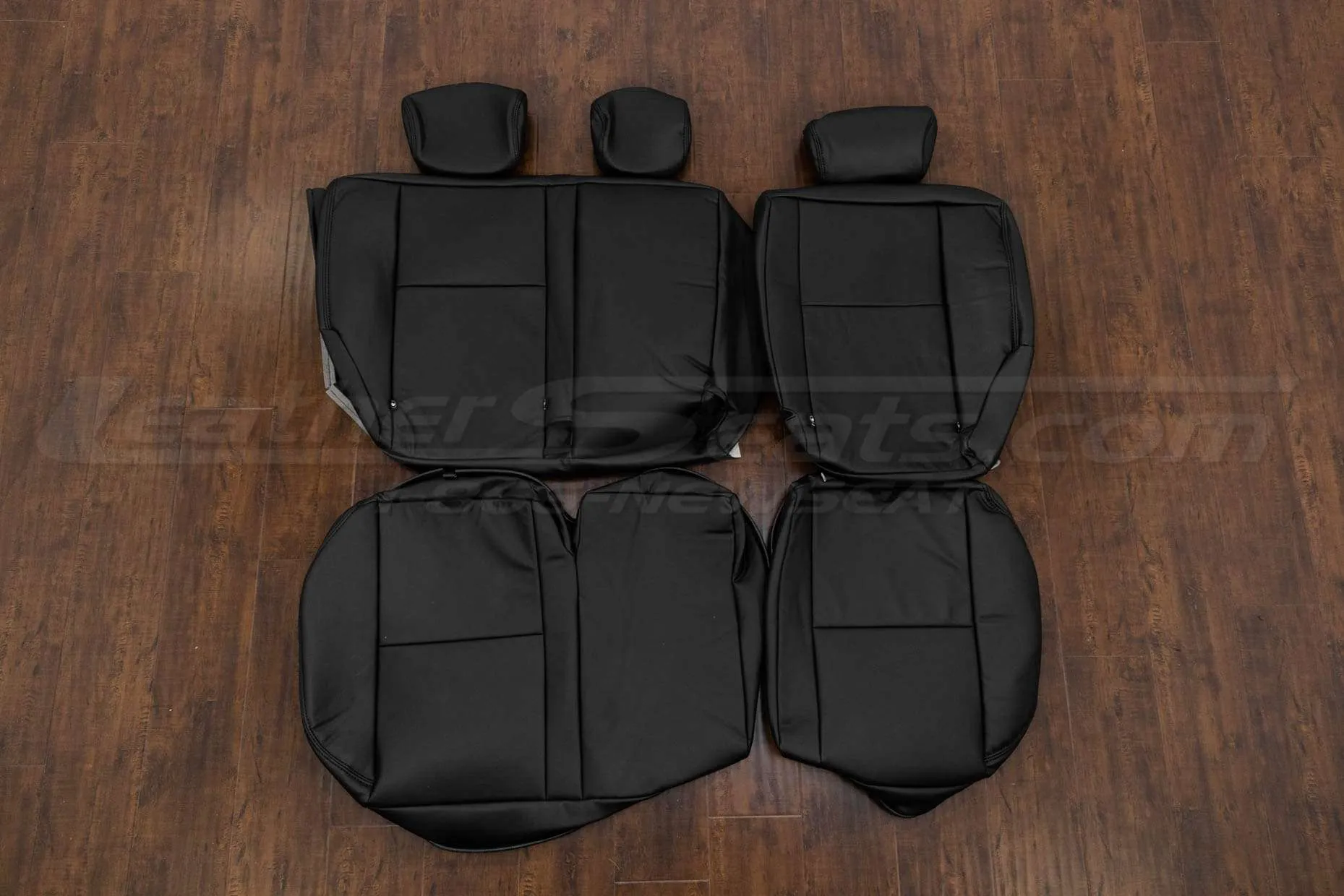 Toyota FJ Cruiser Leather Seat Kit - Black - rear seat upholstery