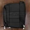 Front backrest upholstery in Black
