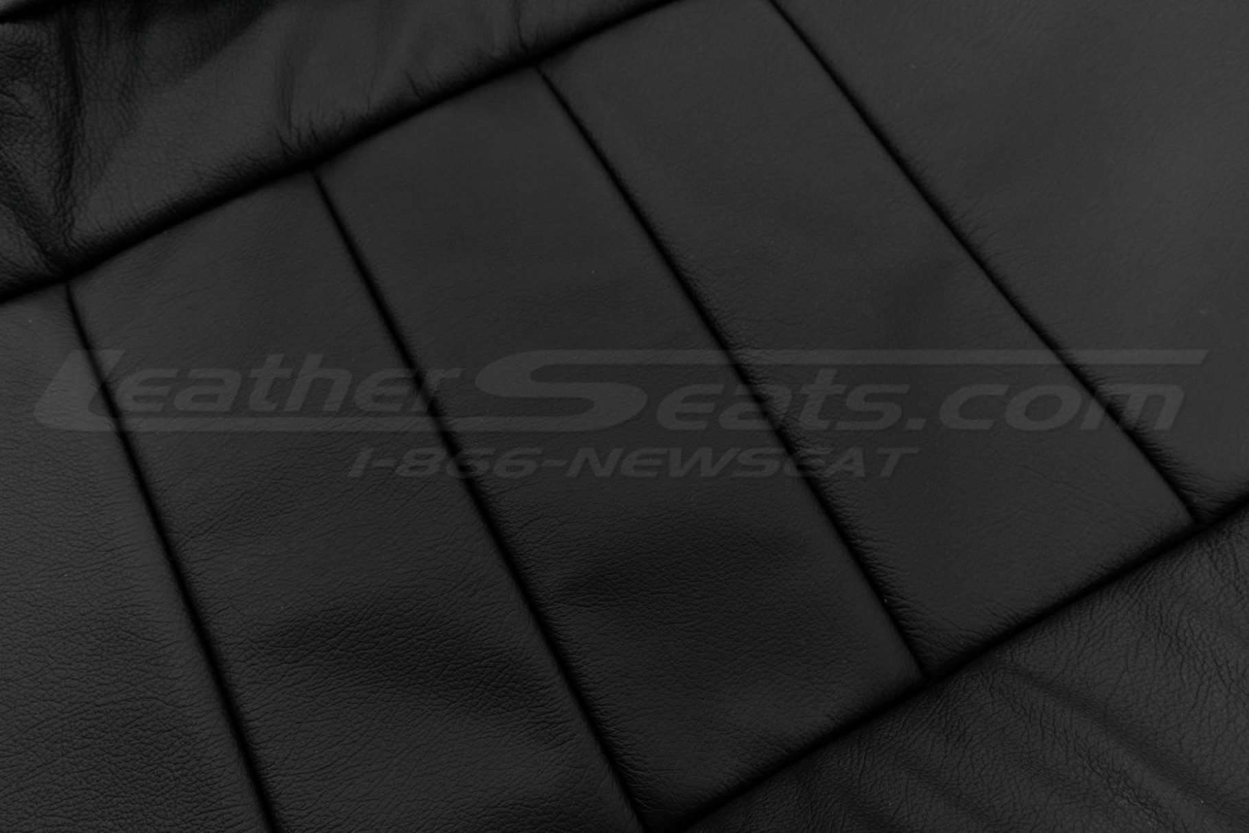 Black insert leather texture