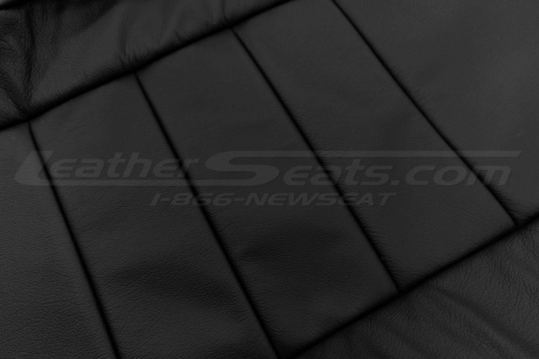 Black insert leather texture