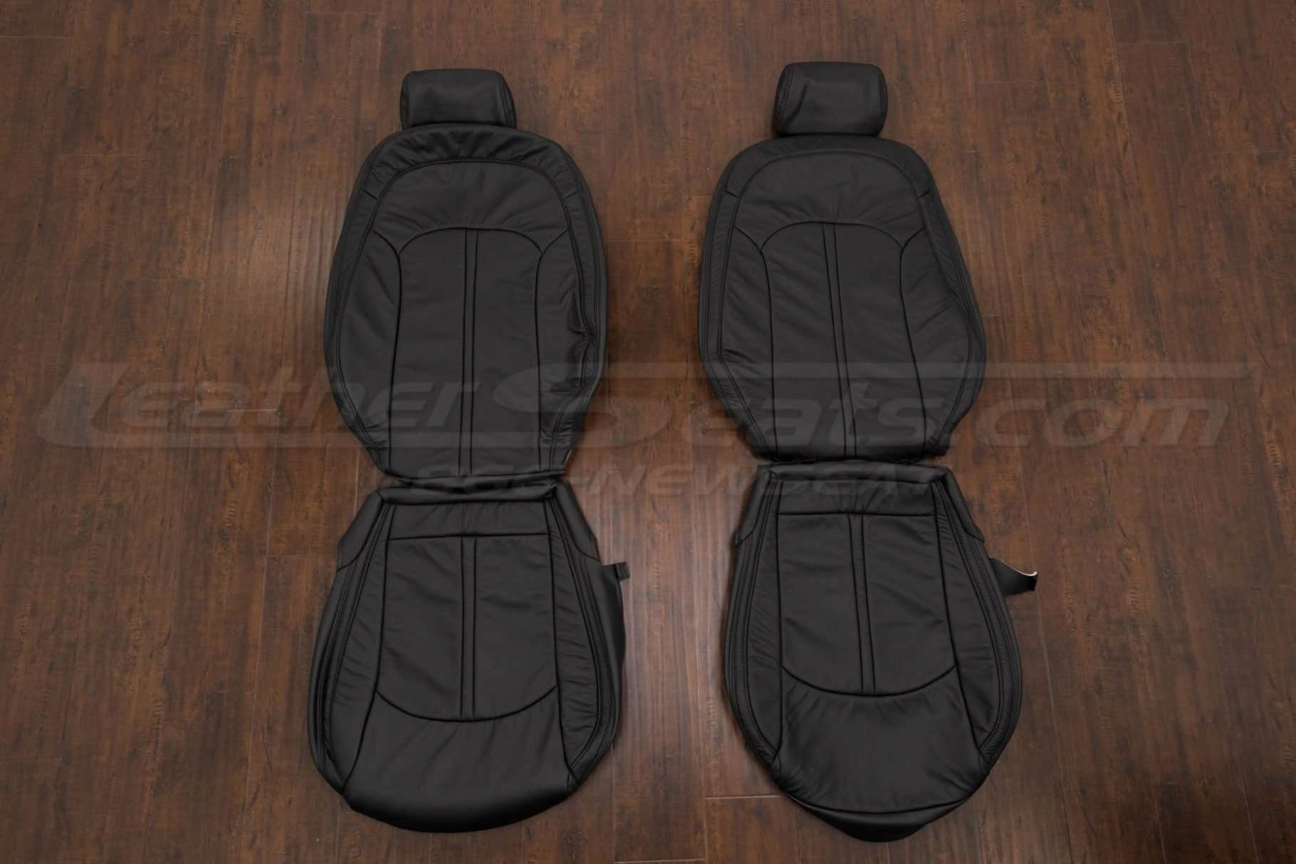 Hyundai Sonata Leather Seat Kit - Black - Front seat upholstery