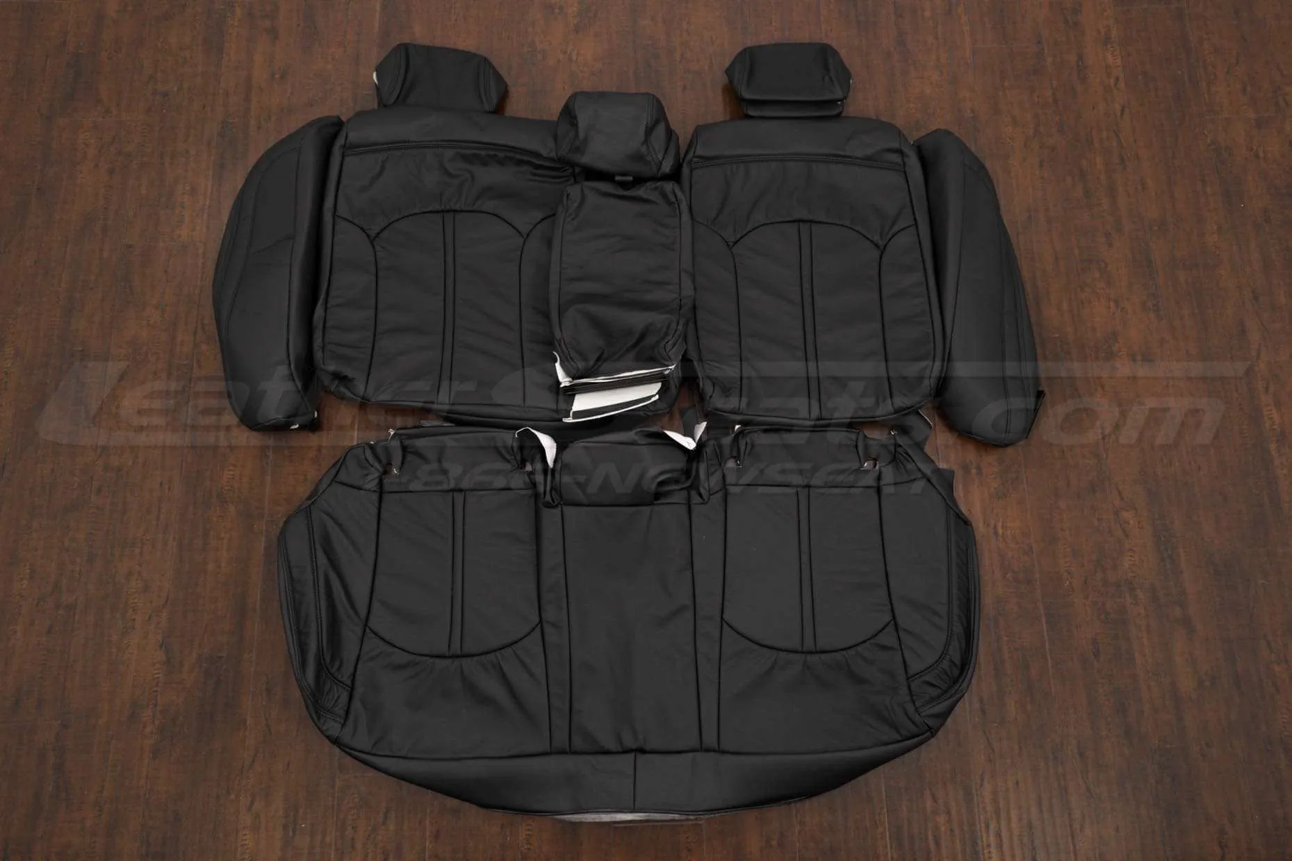 Hyudai Sonata Sport Leather Kit - Black - Rear seat upholstery with armrest and bolsters