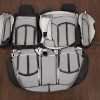 Back view of rear seat upholstery