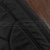 Matching Black double-stitching