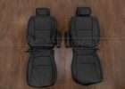 Honda Element Leather Seat Kit - Black - Front seat upholstery with armrests