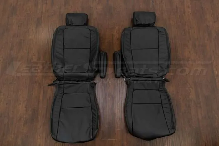 Honda Element Leather Seat Kit - Black - Front seat upholstery with armrests