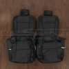 Honda Element Leather Seat Kit - Black - Rear seat upholstery