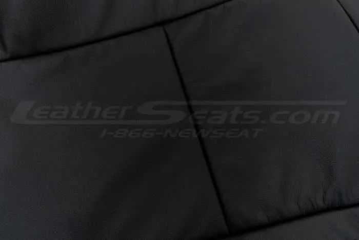 Black leather insert texture