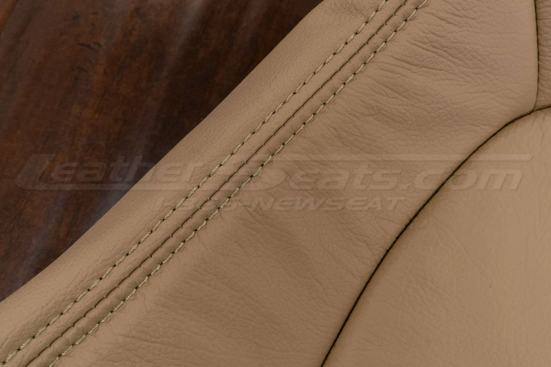 Bisque double-stitching