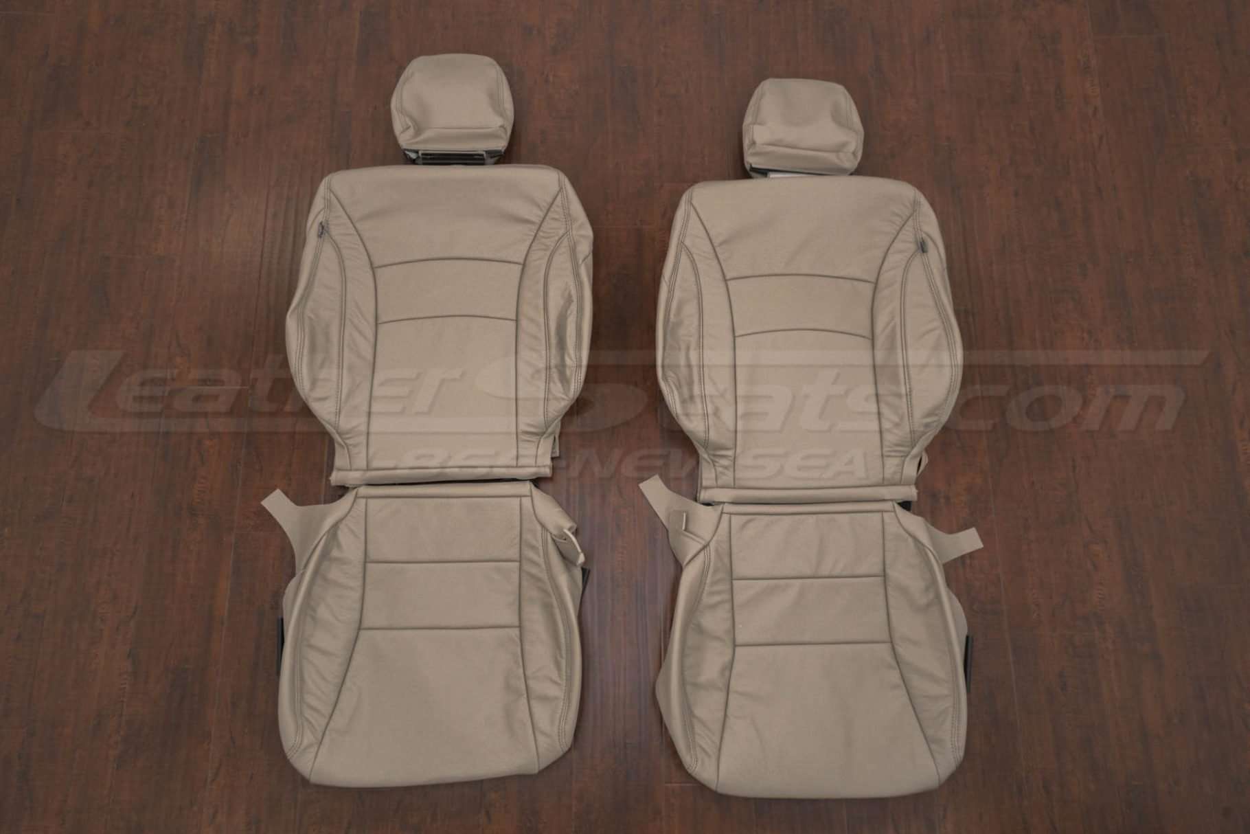 Honda Accord Leather Seat Kit - Ivory - Front seat upholstery