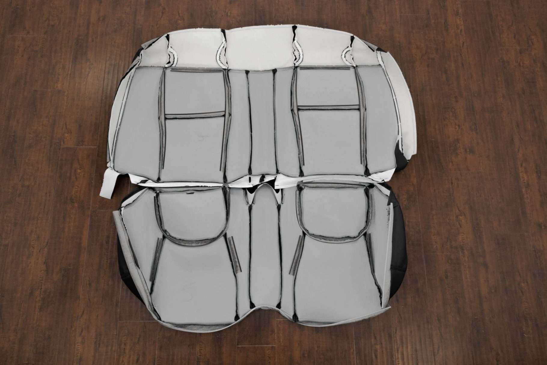 Back view of rear seat pholstery