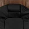 Upper section of front backrest upholstery