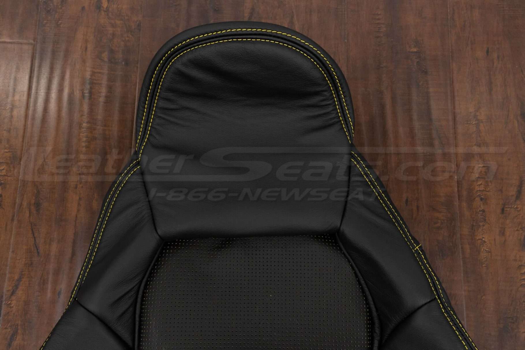 Upper section of backrest upholstery