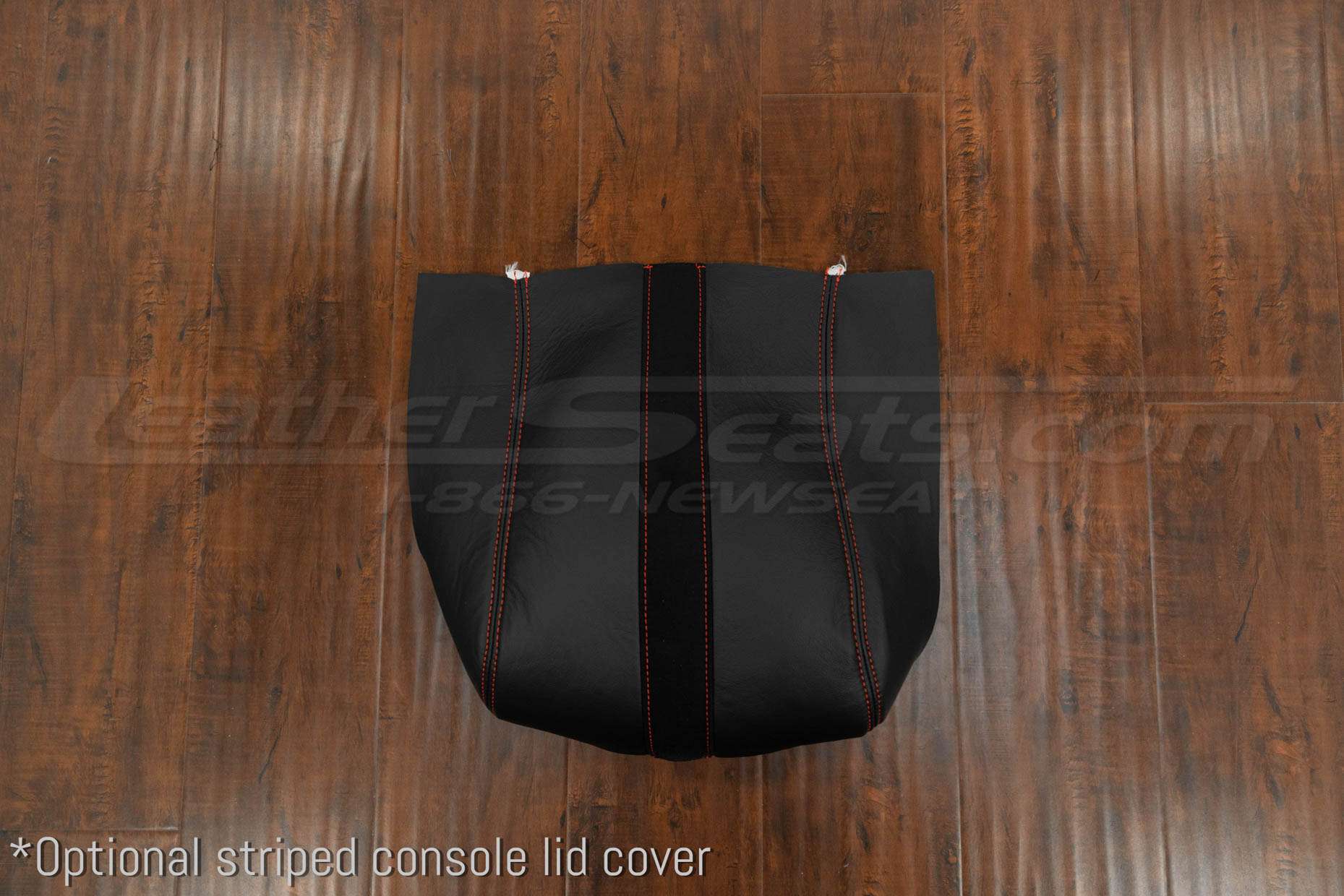 Optional striped console lid cover