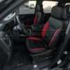 2021 Chevrolet Silverado Crew Cab Installed Leather Seats - Black & Red - Front seats