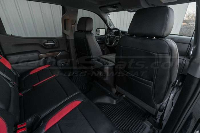 Back view of front seats from passenger side