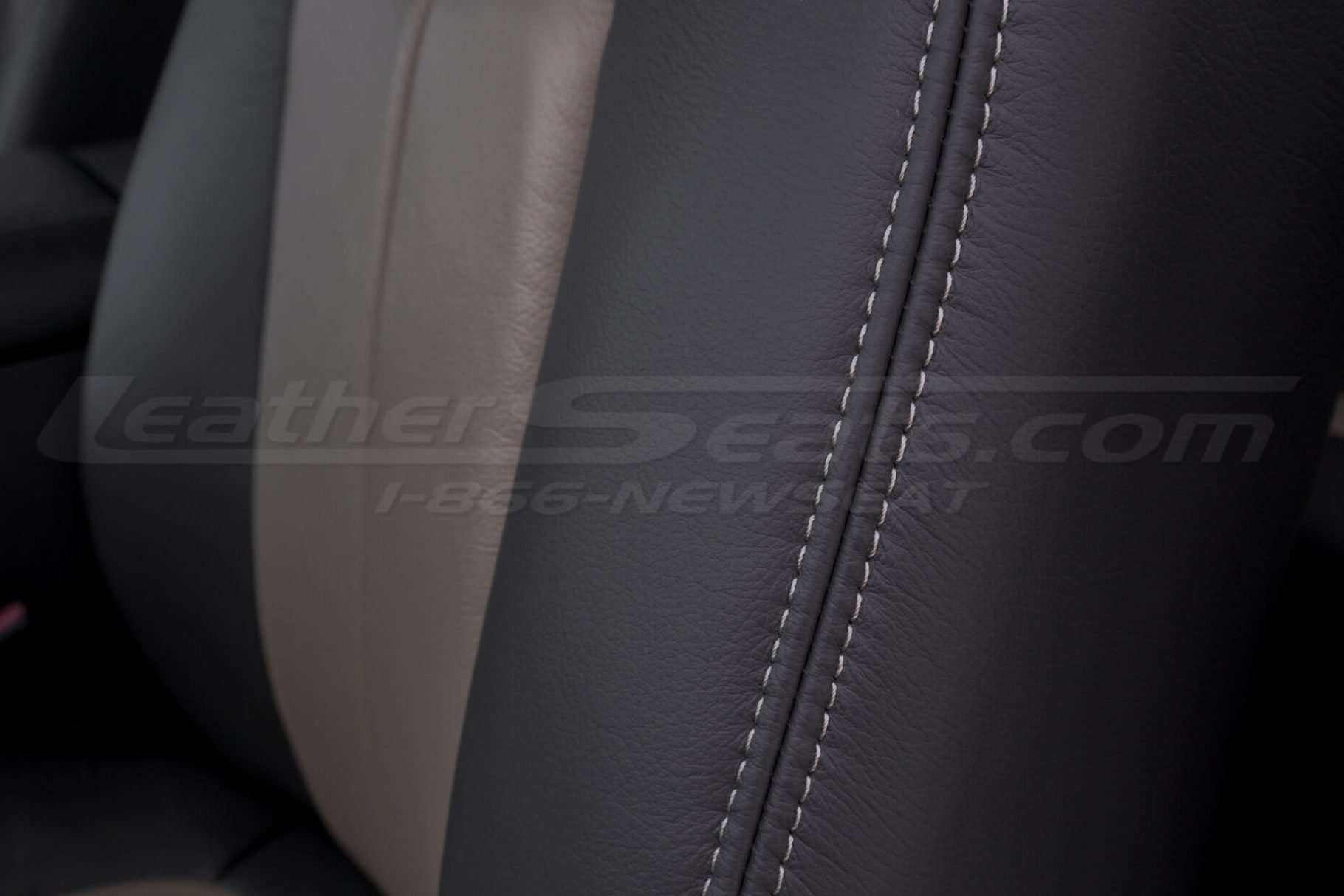 Contrasting stitching in Bisque