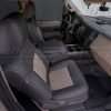 Top down view of Ford Superduty leather seats