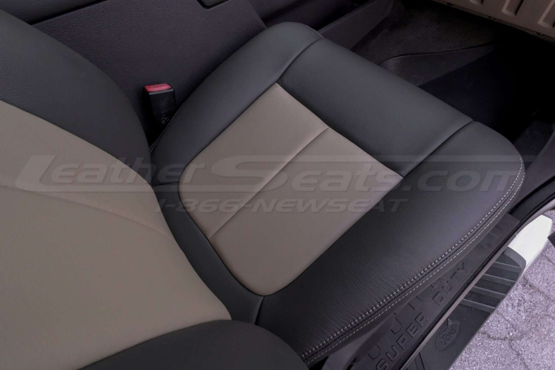Front passenger leather seat cushioon