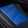 Camaro leather front seat cushion with matching Black stitching