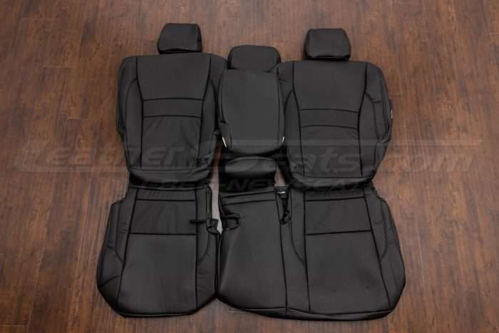 Honda Pilot Leather Seat Kit - Black - Middle rRow Upholstery with Armrest