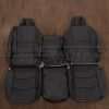 Dodge Ram Regular Cab Leather Seat Kit - Black - Front seat upholstery
