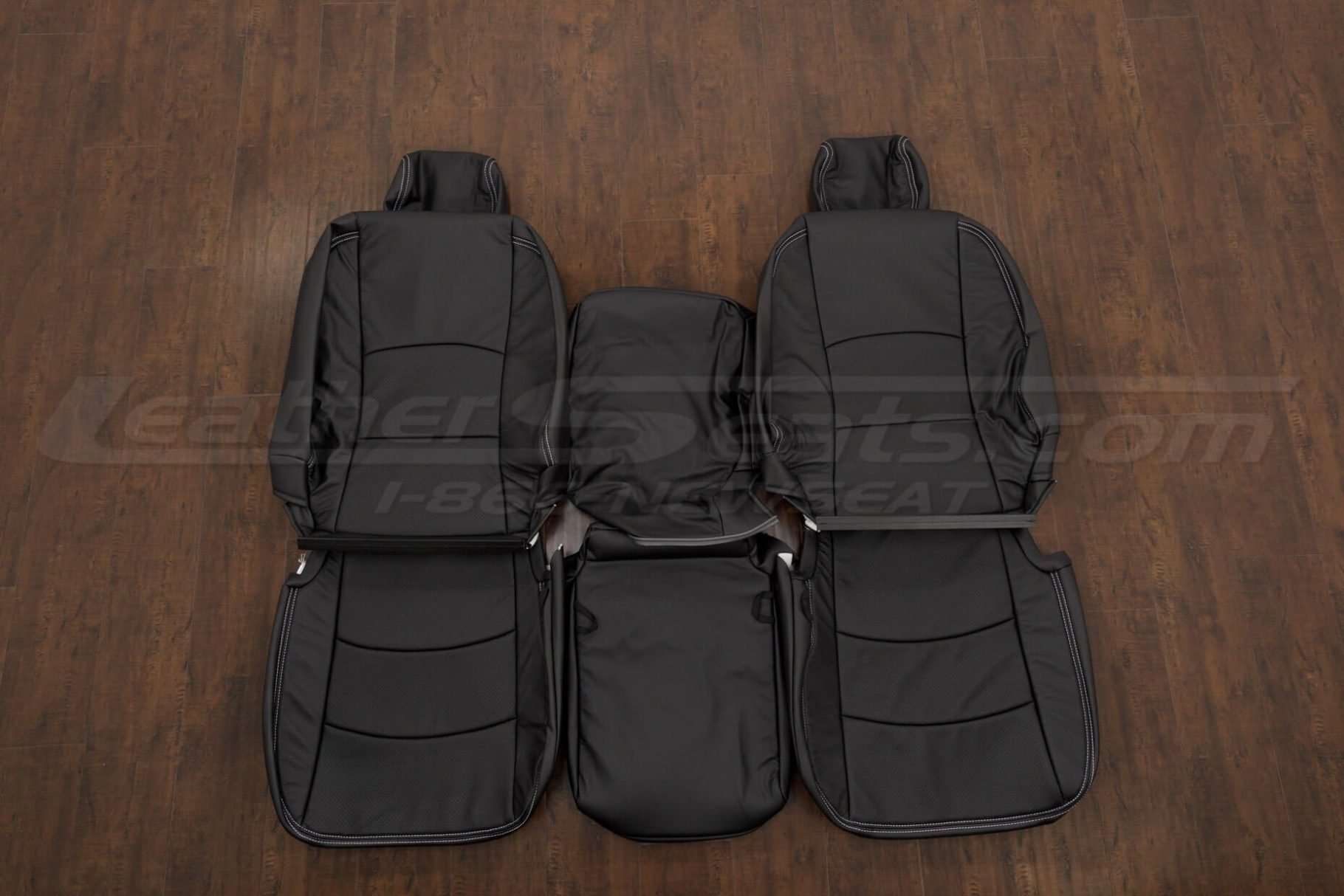 Dodge Ram Regular Cab Leather Seat Kit - Black - Front seat upholstery