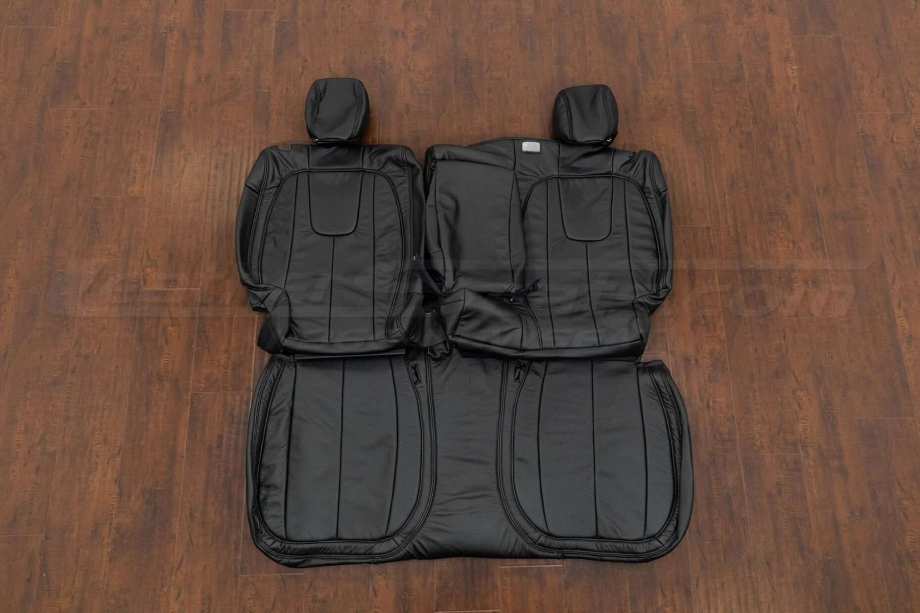 Chevy Equinox Leather Seat Kit - Black - Rear seat upholstery with Armrest