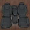 Lexus RX350 Leather Seat Kit - Black - Rear seat upholstery with Armrest